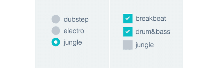 Styling Radio buttons and Checkboxes with CSS only (no images)