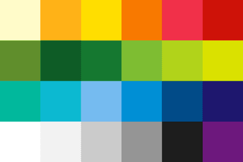 Colour Palettes - Rio 2016